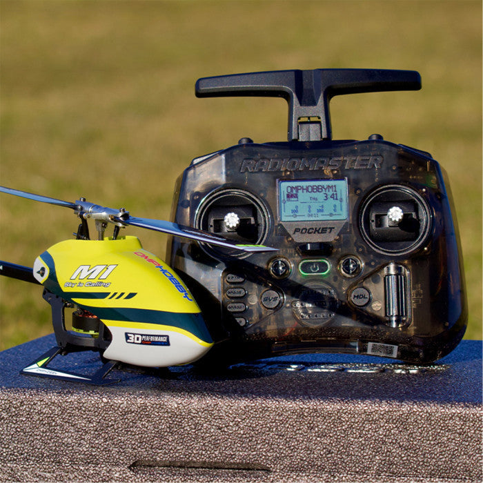 OMPHOBBY M1 V1 RC Helicopter RTF with RadioMaster Pocket Radio 2025