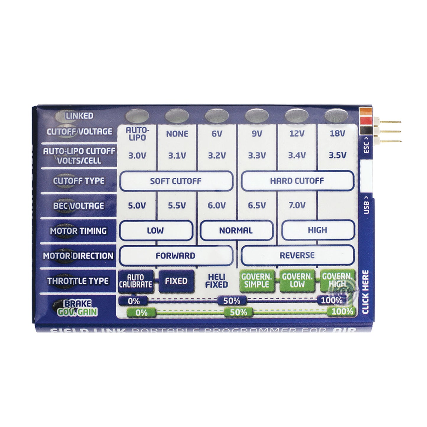 Castle Field Programmer for Airborne ESCs