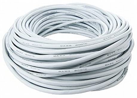 Bulk Roll Silicone Wire Priced Per Foot - White