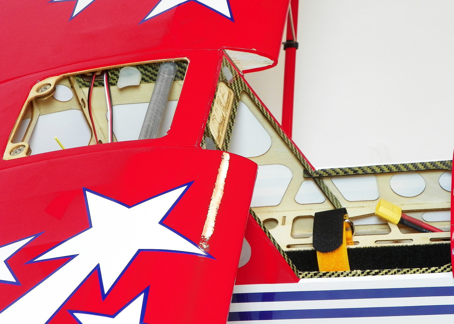 OMPHobby Super Decathlon 55 Inch Balsa Airplane ARF