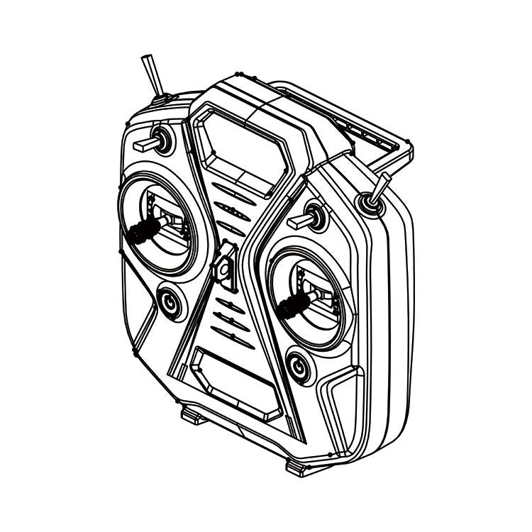 OMPHOBBY M2 3D Helicopter Transmitter T6 Mode - Ohio Model Planes