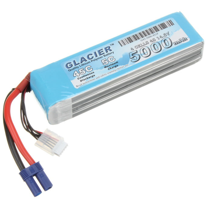 Glacier 45C 5000mAh 4S 14.8V LiPo Battery