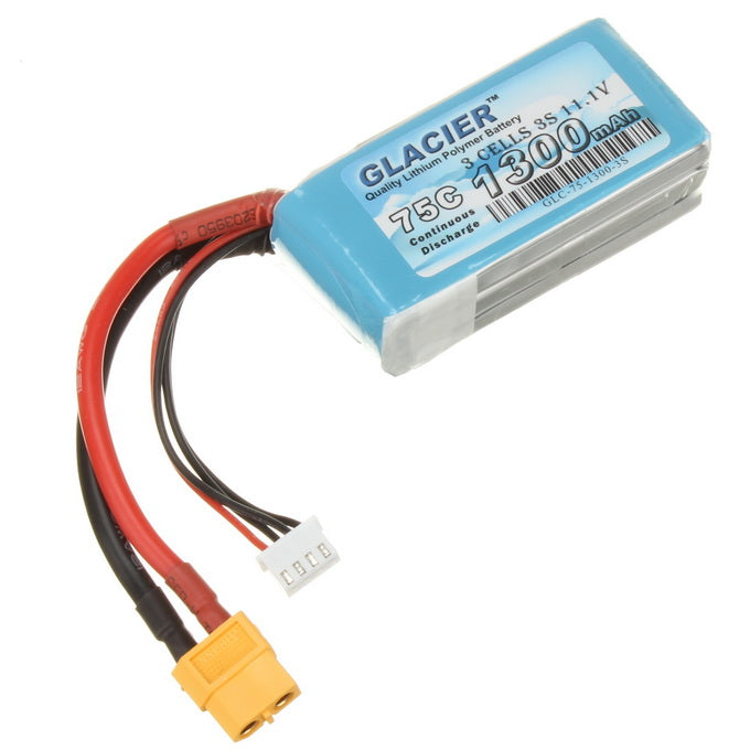 Glacier 75C 1300mAh 3S 11.1V LiPo Battery