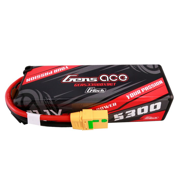 Gens Ace 5300mAh 11.1V 60C 3S1P Hard Case G Tech Lipo Battery 15# With XT90-S Anti-Spark Plug