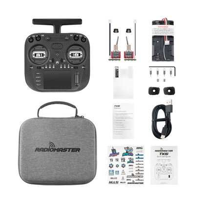 RadioMaster TX15 Max Radio Controller ELRS 2.4GHz with AG02 Gimbals