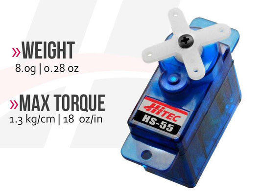 Hitec HS-55 Economy Feather Servo