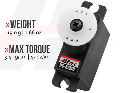 Hitec HS-82MG Standard Metal Gear Micro Servo