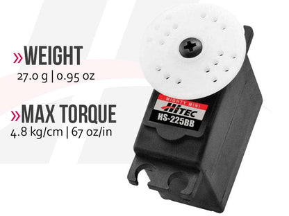 Hitec Mighty Mini Servos Analog  HS-225BB