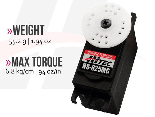 Hitec HS-625MG High Speed, Metal Gear Premium Sport Servo