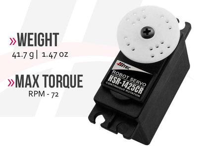 Hitec HSR-1425CR Continuous Rotation Robot Servo