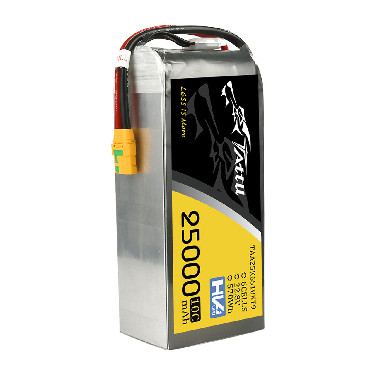 Tattu 6S 25000mAh 22.8V 10C LiPo Battery With XT90-S Plug For UAV - Buddy RC
