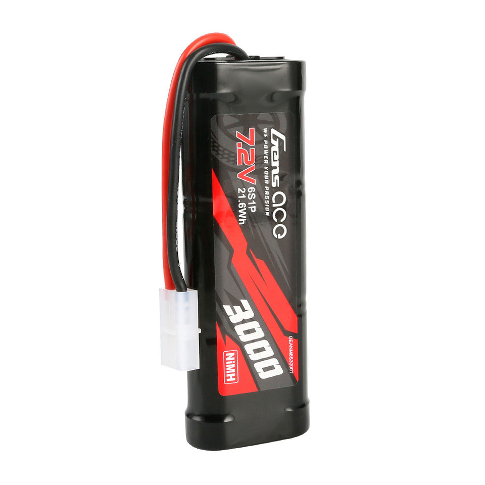 Gens Ace 3000mAh 7.2V Ni-MH Battery with Tamiya Plug