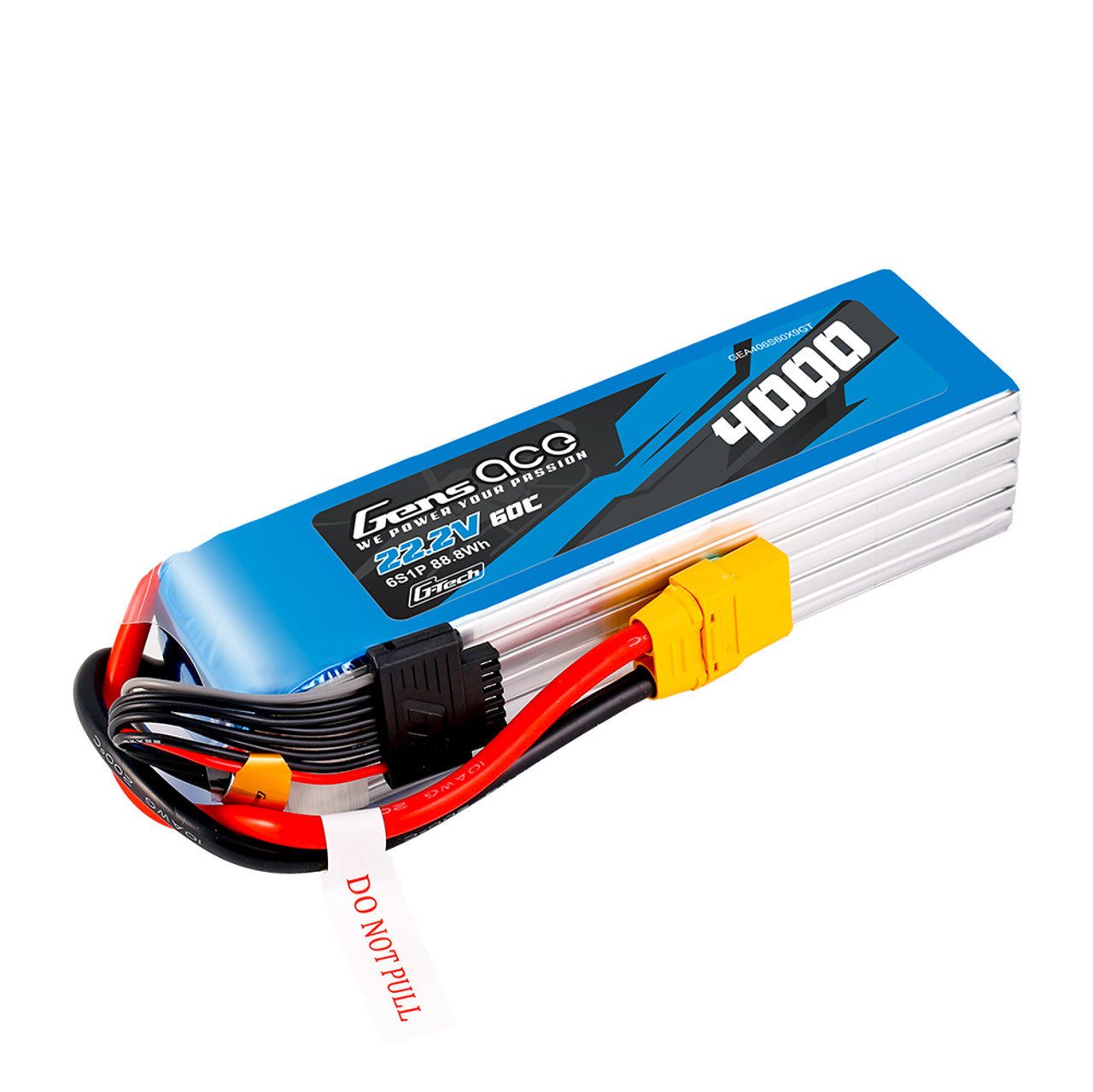Gens Ace G-Tech 6S 4000mAh 60C 22.2V Lipo Battery With XT90 Plug