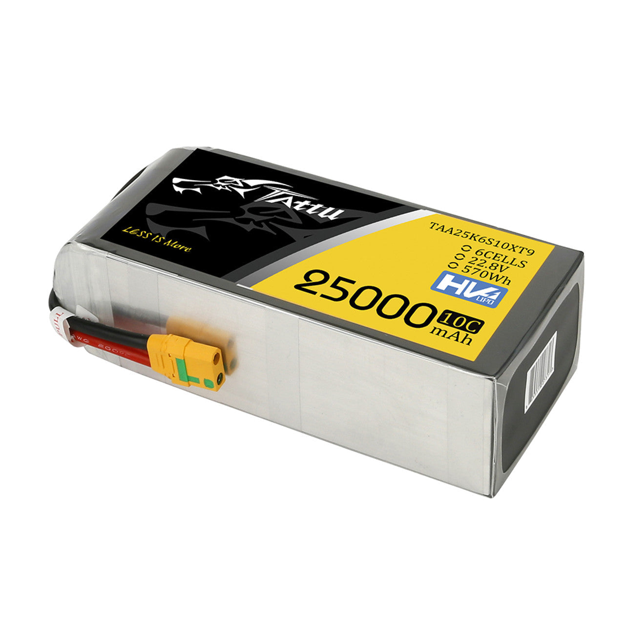 Tattu 6S 25000mAh 22.8V 10C LiPo Battery With XT90-S Plug For UAV - Buddy RC