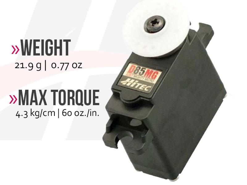 Hitec D85MG Micro, 32-Bit, Metal Gear Servo