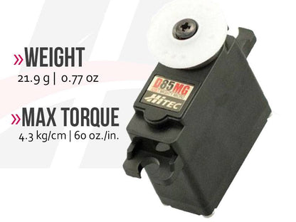 Hitec D85MG Micro, 32-Bit, Metal Gear Servo