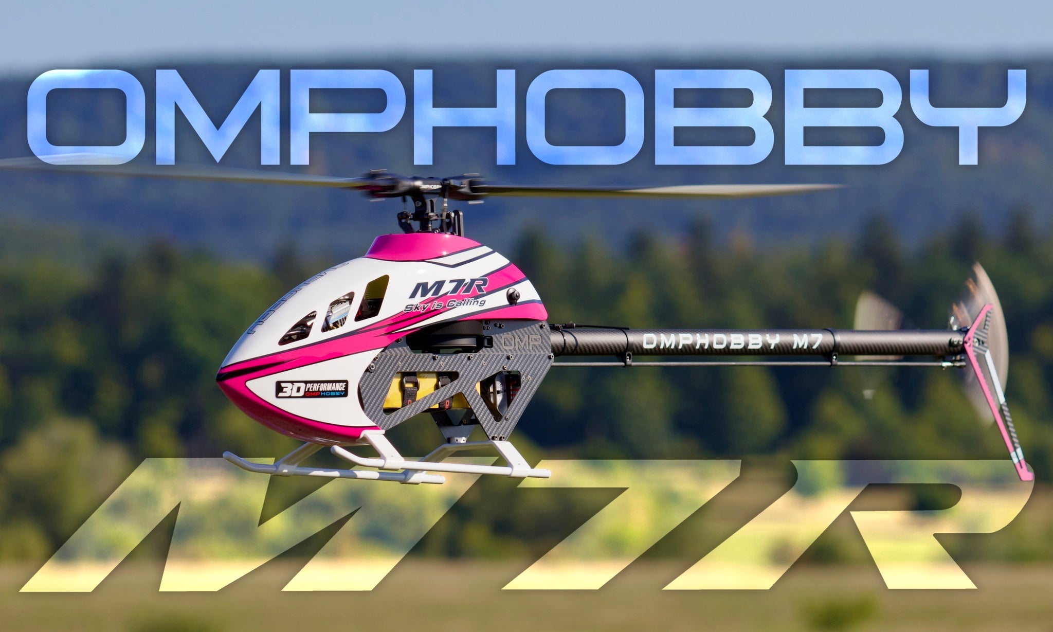 OMPHOBBY M7R Kit (with RotorTech 700mm blades and 106mm tail blades ...