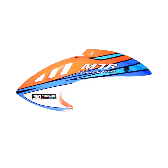 OMPHOBBY M7R RC Helicopter Cosmic Orange Canopy OSHM7239