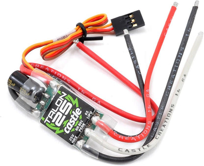 Castle Creations Talon Series ESCs 25amp  (No Data Logging, Robust BEC)