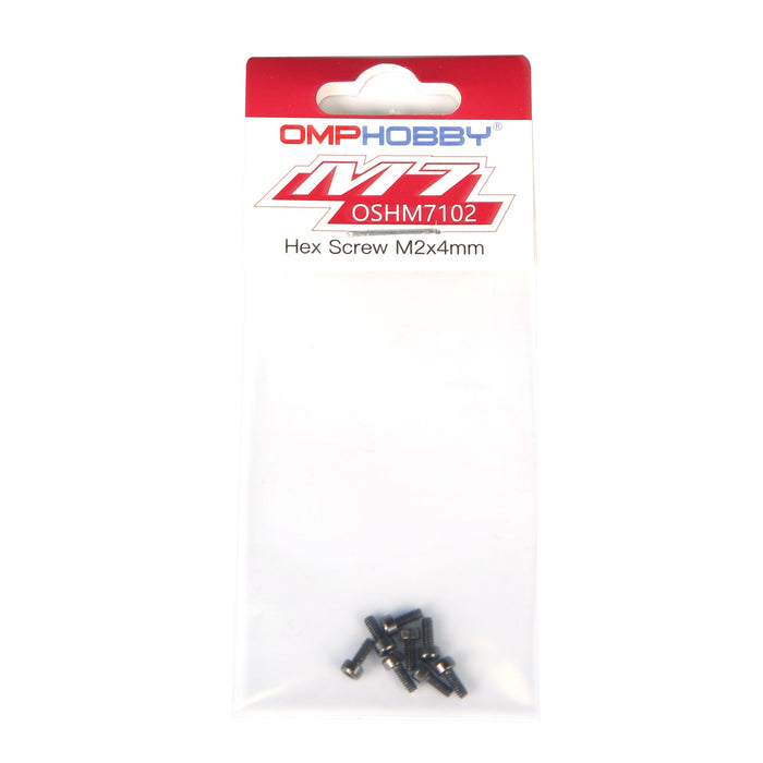 OMP HOBBY M7 Helicopter Parts Hex Screw M2x4 OSHM7102