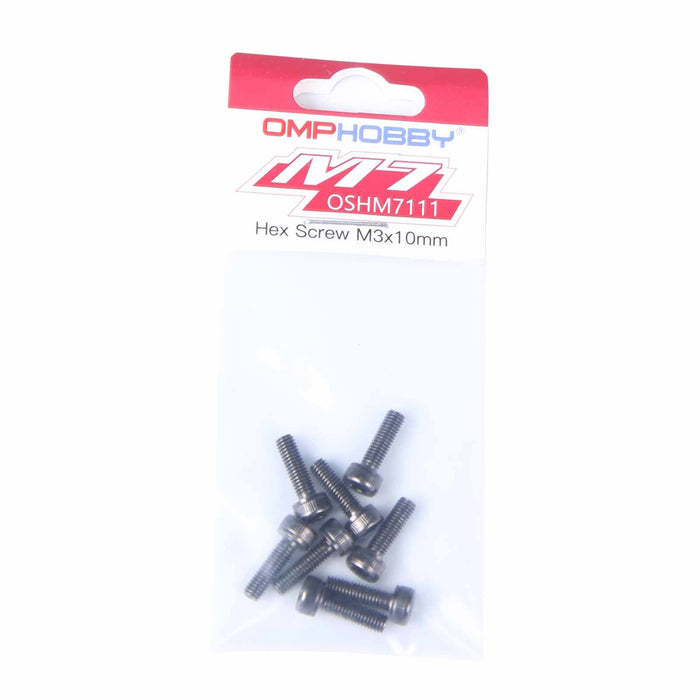 OMP HOBBY M7 Helicopter Parts Hex Screw M3x10 OSHM7111