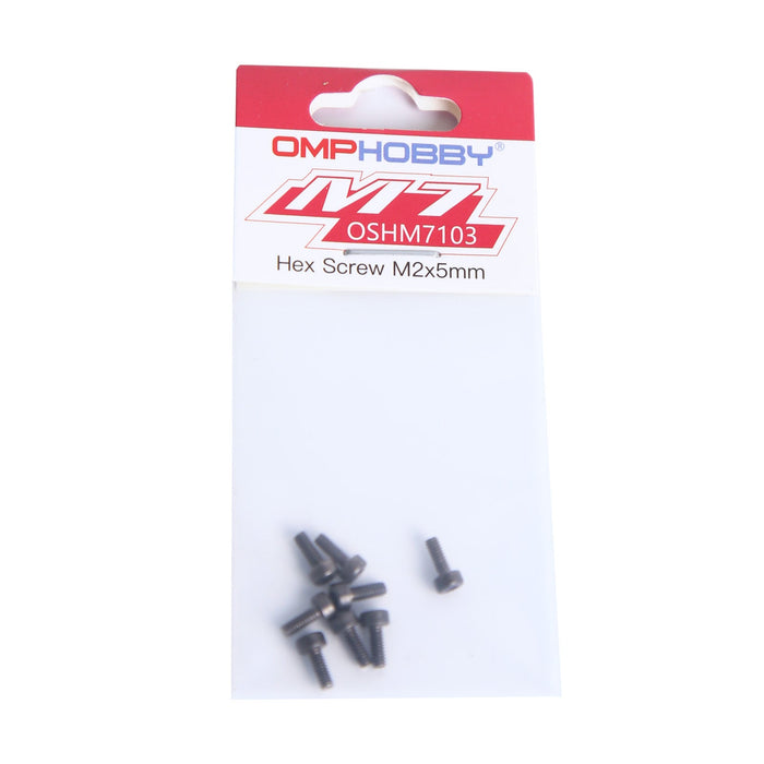 OMP HOBBY M7 Helicopter Parts Hex Screw M2x5 OSHM7103