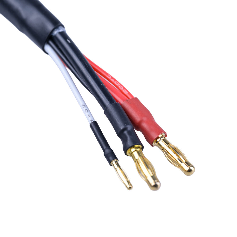 RC Car 2S Battery Charge Cable 4mm Bullet Connector 12 and 24 inch with XT60 Charger side