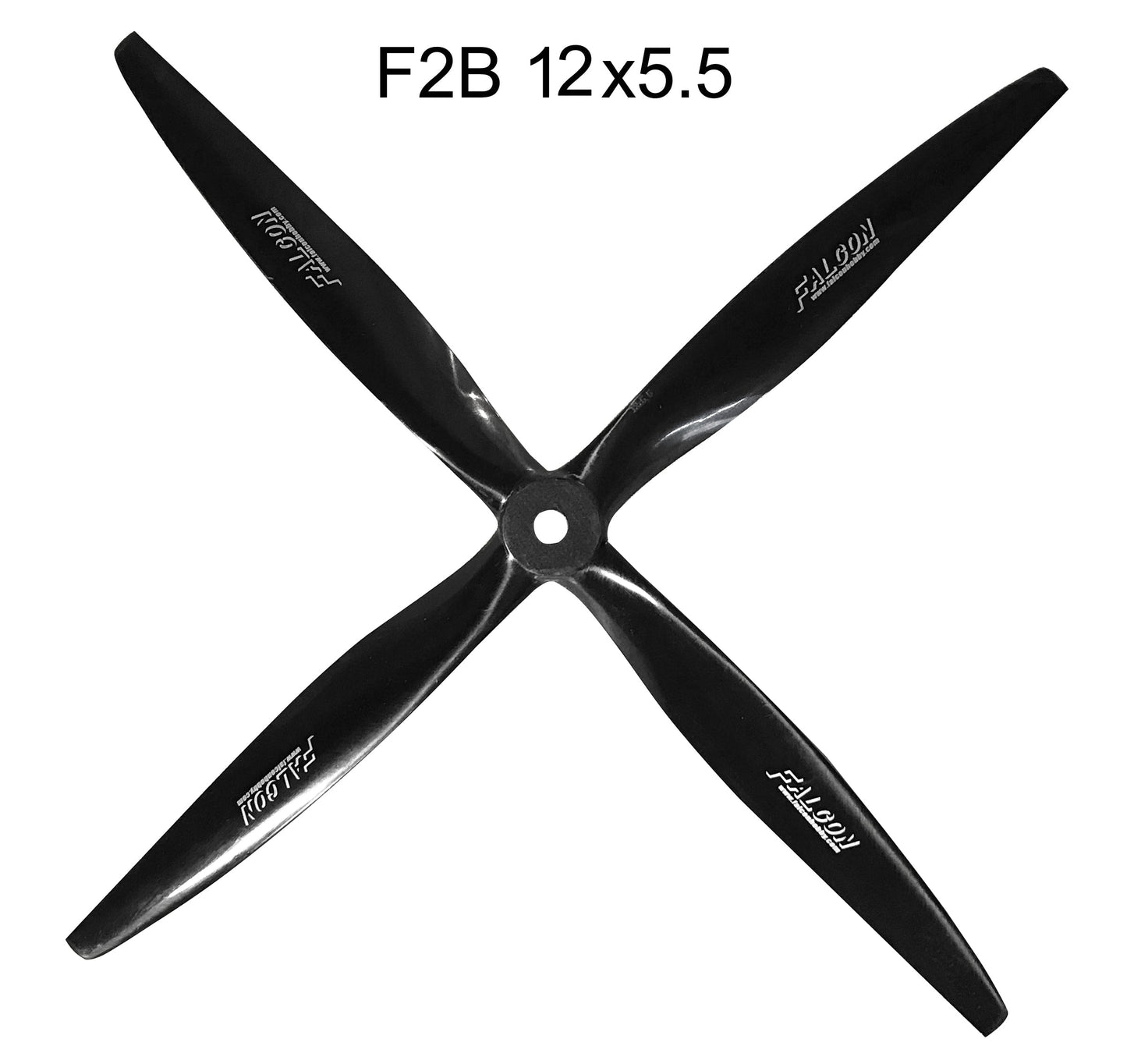 Falcon 12" 4 Blade F2B Electric Propellers 12X5.5X4