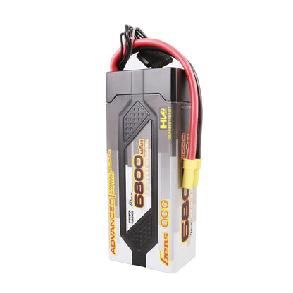 Gens ace 6800mAh 6S 100C 22.8V HardCase G-Tech Advanced Lipo Battery Pack 61# with EC5 Plug