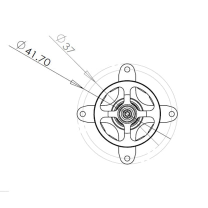 Himax CR28051430 Contra Rotating Motor and Propeller Combo