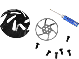 Falcon 75mm 3 Blade Spinners for Electric