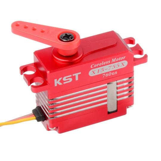 KST X15-755X Digital Metal Gear Coreless Servo 10.2kg.cm 0.04sec for RC Helicopters