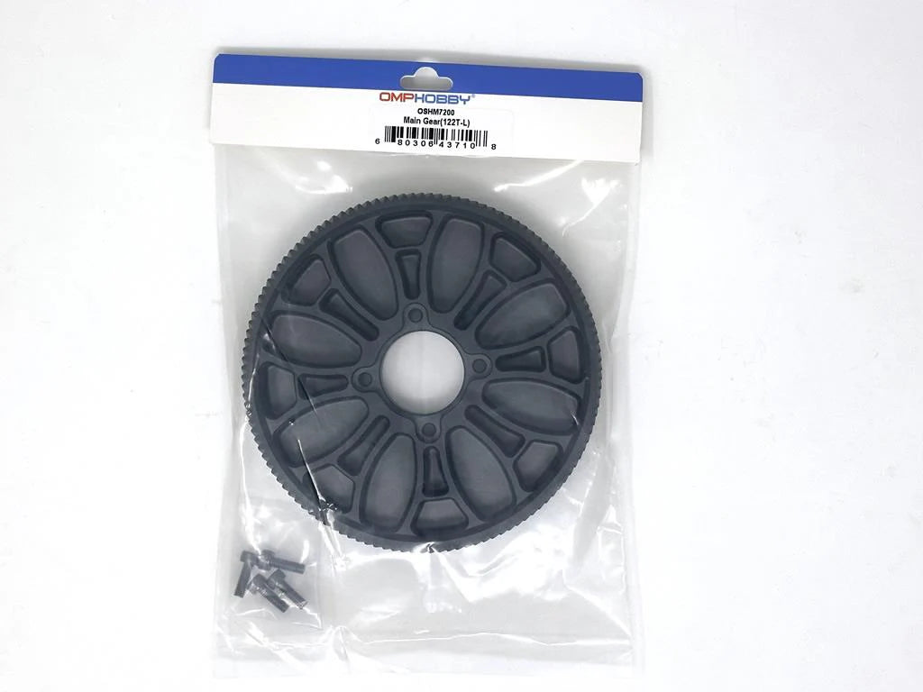 OMPHOBBY M7 Main Gear (122 Tooth - Long) : OSHM7200