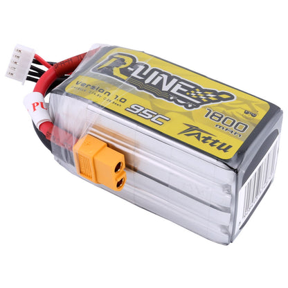 Tattu 1800mah 4S 95C R-Line Lipo Battery with XT60 Plug