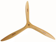 Falcon 22" 3-Blade Wood Propellers for Gas and Glow Engines  22x10x3