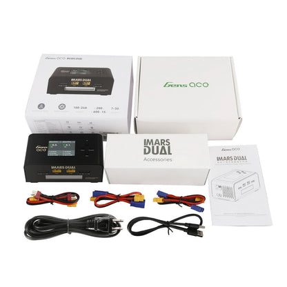 GensAce Imars Dual Channel AC200W/DC300W Balance Charger