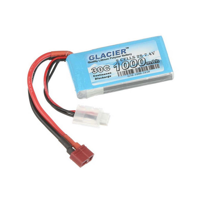 Glacier 30C 1000mAh 2S 7.4V LiPo Battery