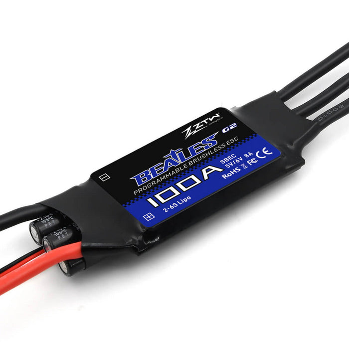 ZTW Beatles 100A SBEC G2 Series ESC 8A SBEC for Airplanes