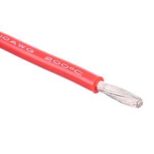 10 AWG Bulk Roll Silicone Wire Priced for Per Foot - Red