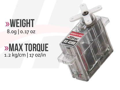 Hitec HS-45HB Sub-Micro Analog Premium Feather Karbonite Gear Servo