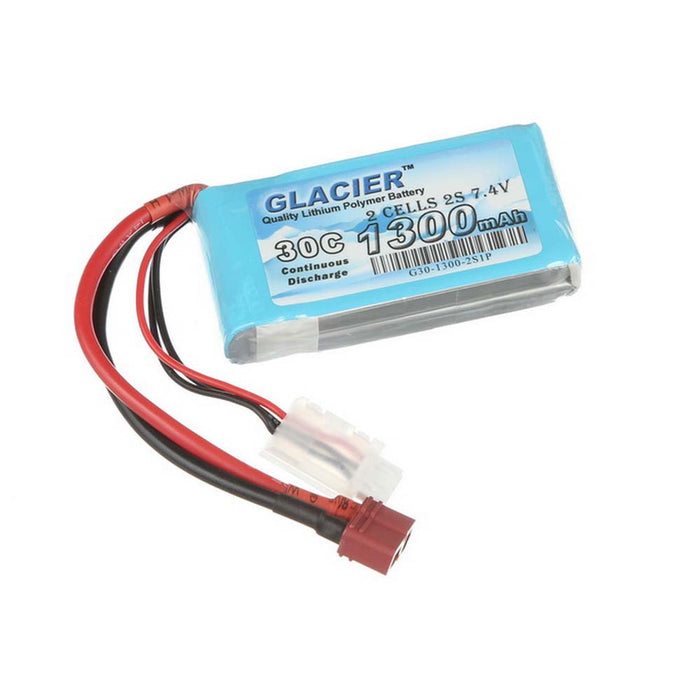 Glacier 30C 1300mAh 2S 7.4V LiPo Battery