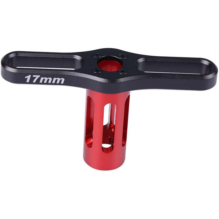17mm Wheel Hex  Sleeve Wrench For 1/8 Scale RC Cars Tires(Red)