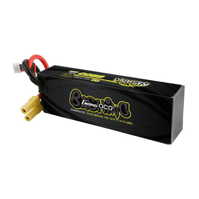Gens Ace 6800mAh 11.1V 120C 3S1P Lipo Battery Pack With EC5 Plug