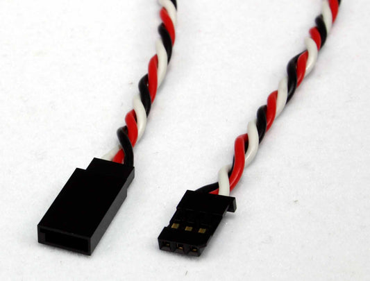 Twisted 20 AWG Servo Wire with Connectors