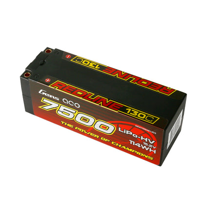 Gens Ace 7500mAh 4S1P HardCase 130C 15.2V Lipo Battery Pack #50 For RC Cars Racing Series