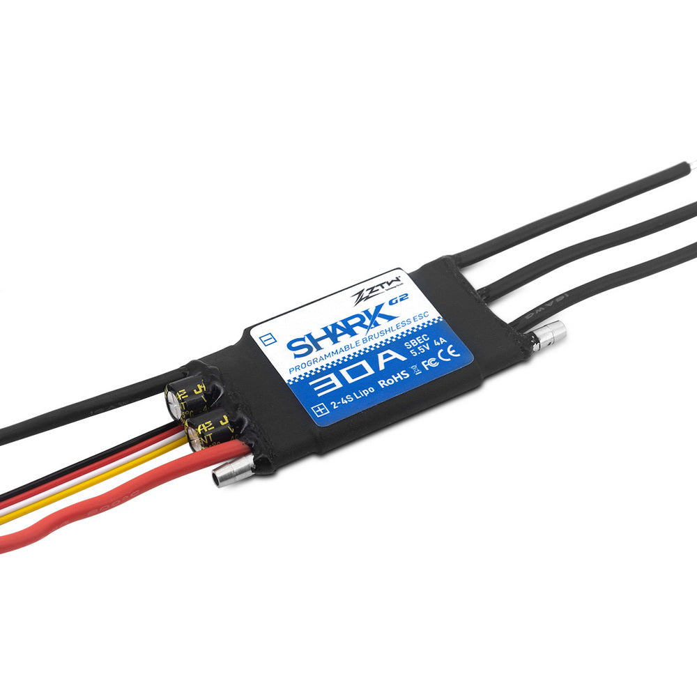 ZTW Shark 30A G2 Series 32-Bit Water Cooled Marine Brushless ESC