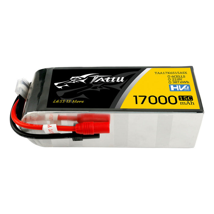 Tattu 22.8V 15C 6S 17000mAh LiPo Battery With AS150+XT150 Plug For UAV