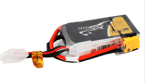 Tattu 1050mAh 11.1V 75C 3S1P Lipo Battery Pack with XT60 plug