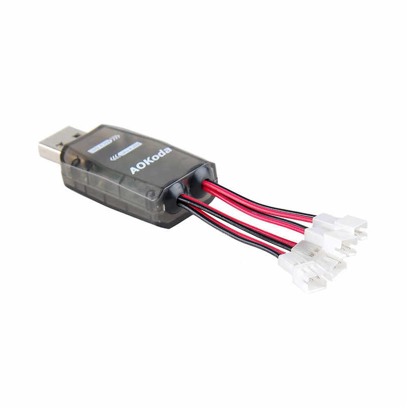 AOKoda 4in1 CX405 4CH PH2.0 Multi Micro USB Lipo Battery Charger