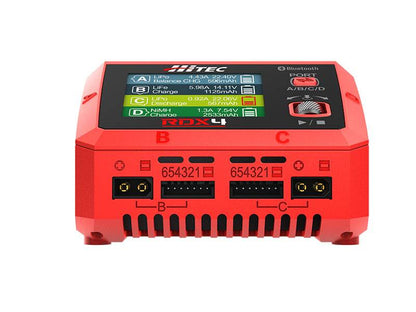 Hitec RDX4 AC/DC 400W 10A 6S Quad Port Battery Charger / Discharger